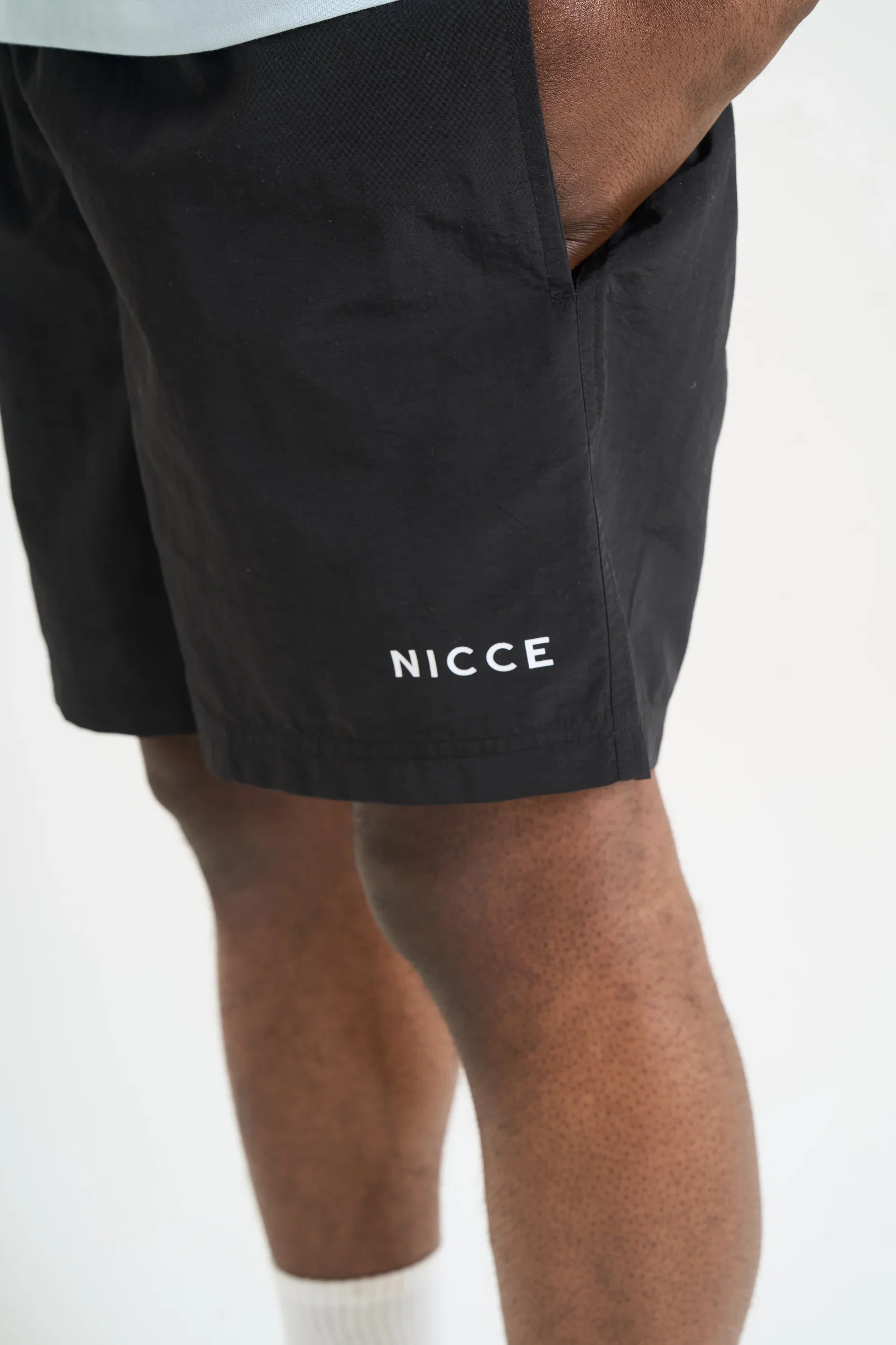 Image of NICCE Mens Zorba Swimshorts | Black