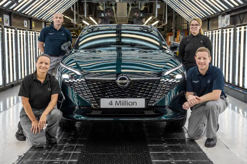 Nissan Qashqai bereikt flinke mijlpaal