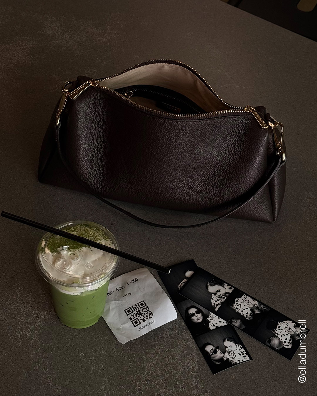 Rita Dark Chocolate Crossbody Bag