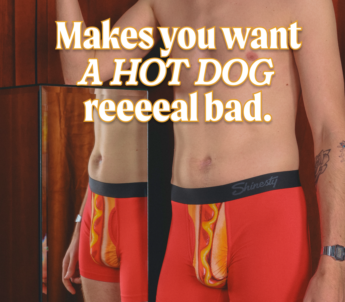 Makes you want a hot dog reeeeal bad.