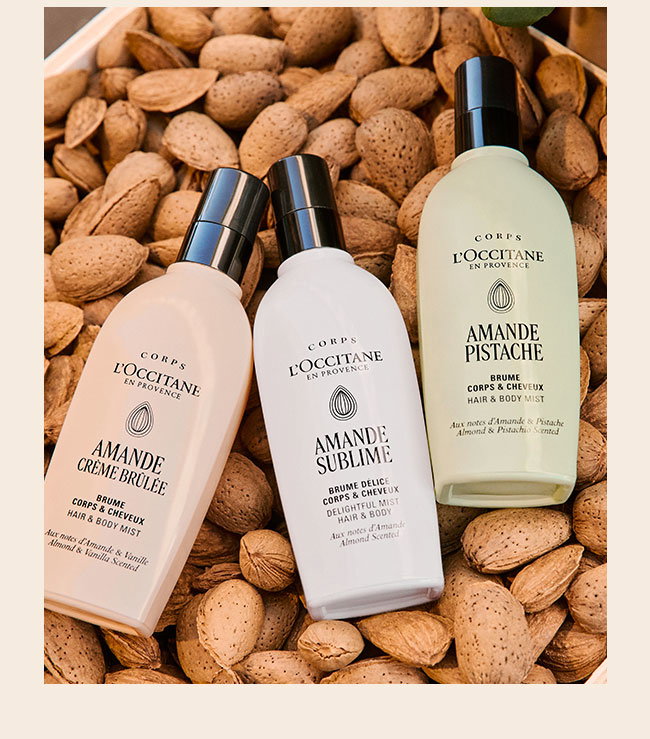 NEW AMANDE HAIR & BODY MISTS