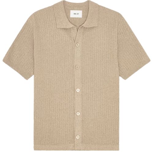 NN07 Ares Organic Cotton Shirt - Desert