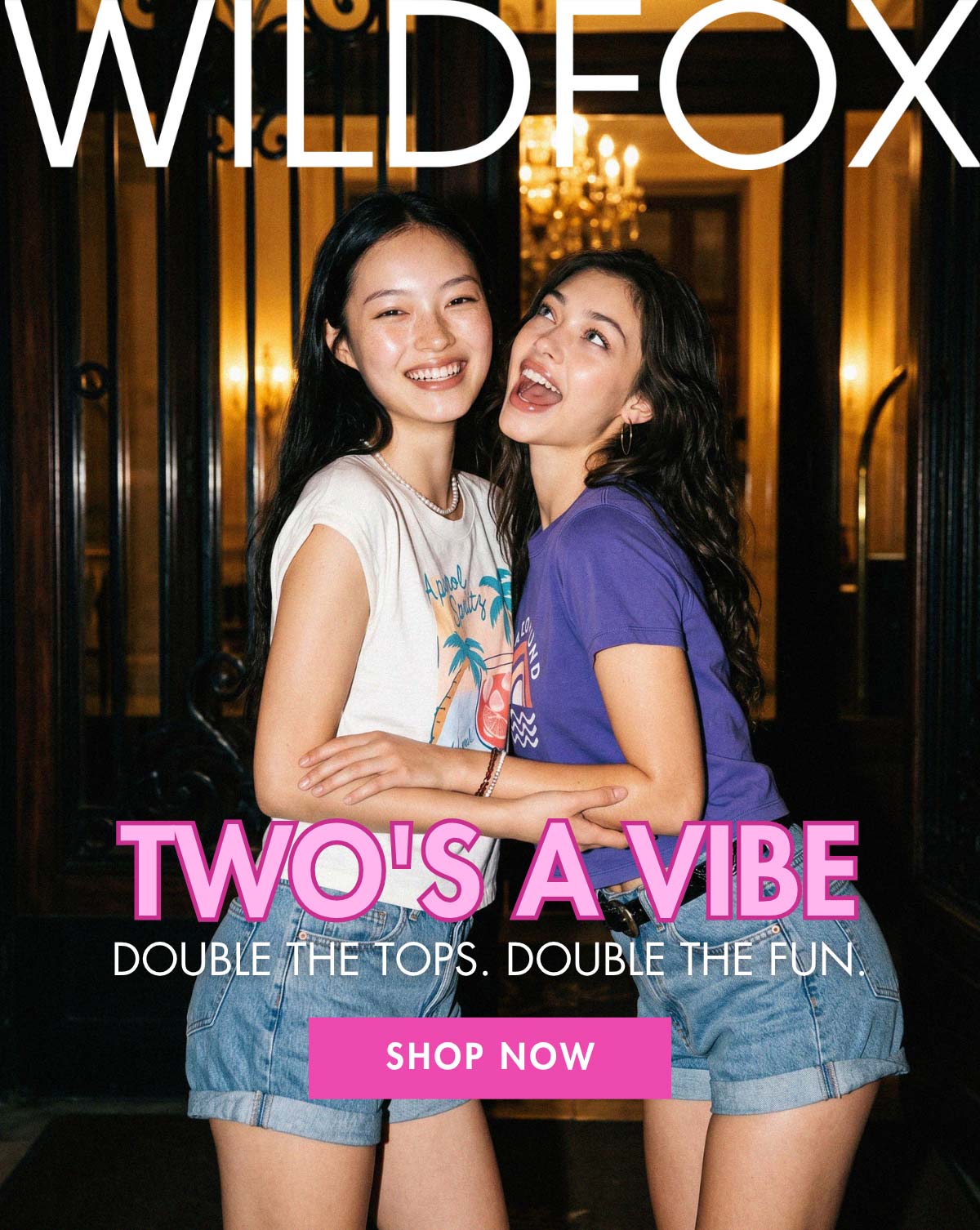 Buy 2 Tops Get 50% OFF
