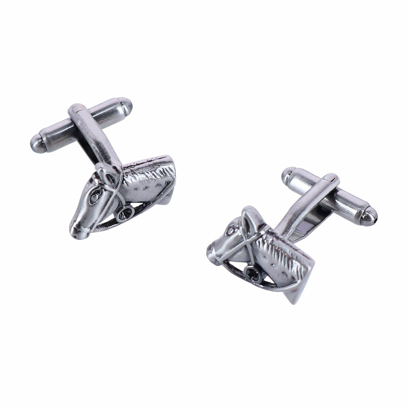 Image of Off To The Races Horse Head Novelty Cufflinks (1 Pair)