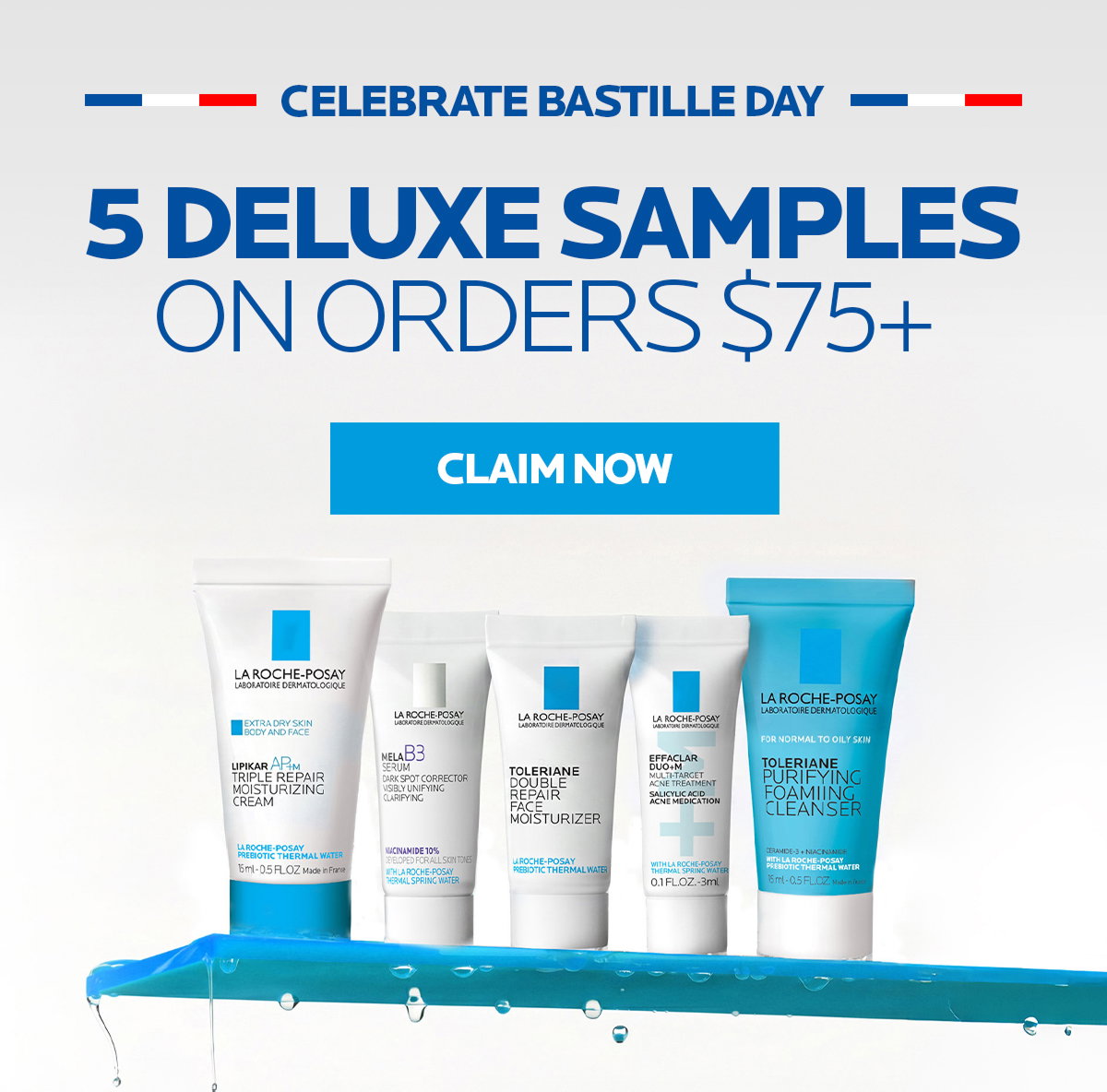 5 deluxe samples on orders $75+
