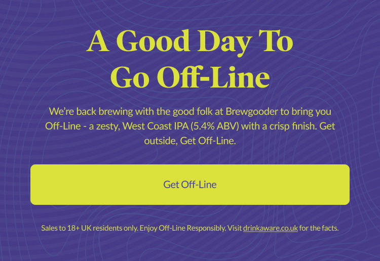 A Good Day To Go Off-Line