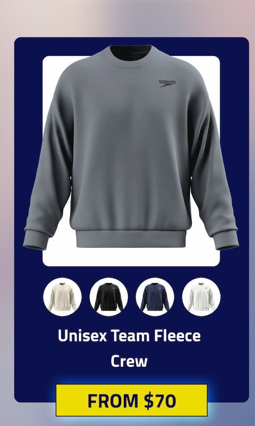 SPEEDO UNISEX TEAM FLEECE CREW