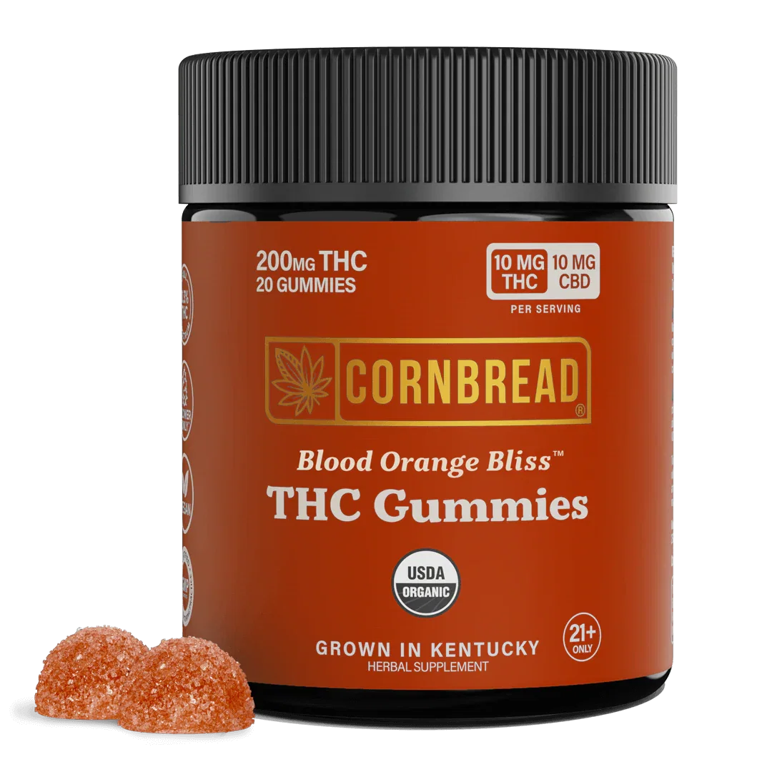 Image of Blood Orange Bliss THC Gummies, 10mg