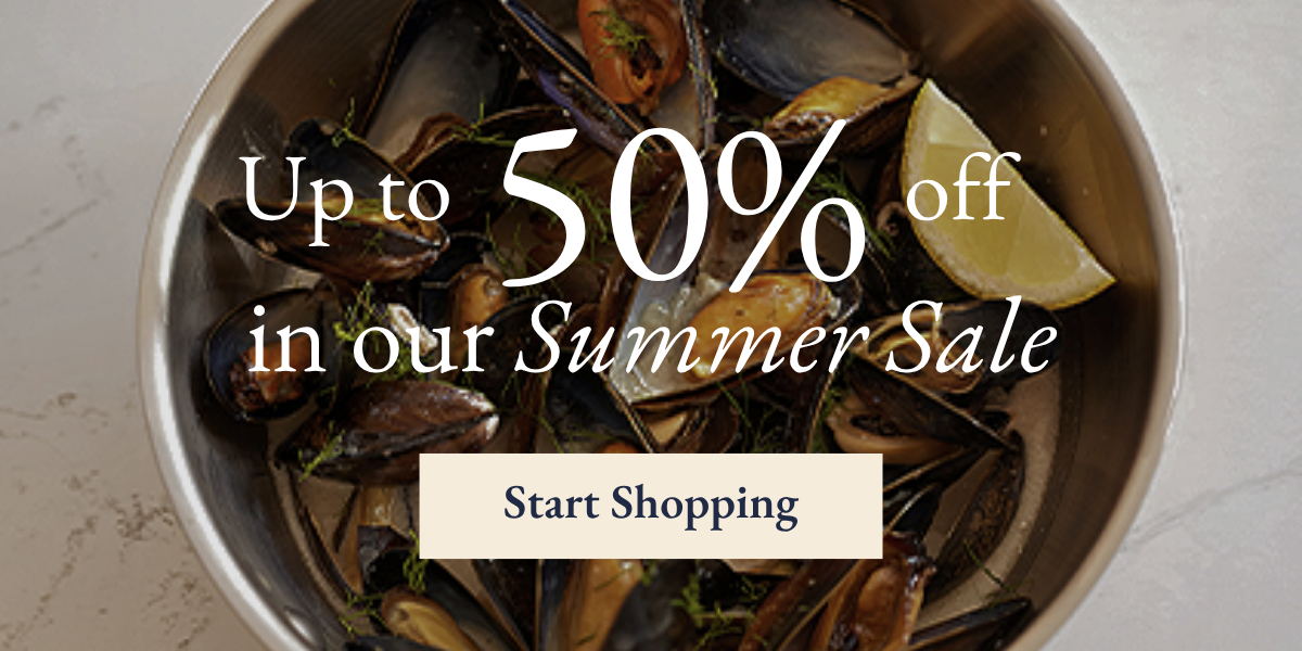 Up to 50% off in our Summer Sale