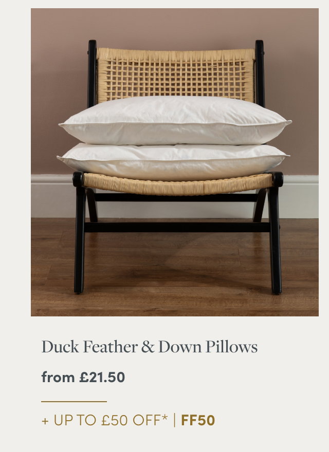 Duck Feather & Down Pillows