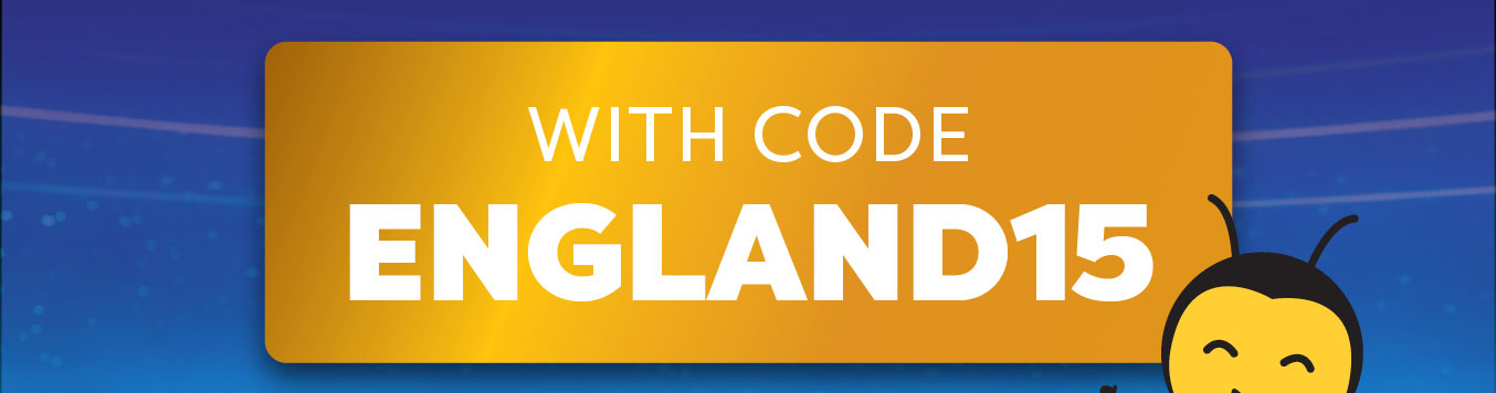 with code: ENGLAND15