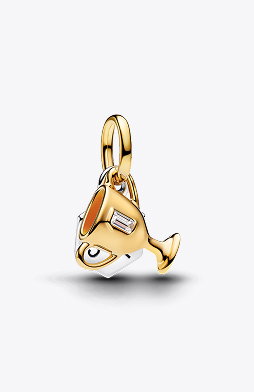 Engravable Trophy Double Dangle Charm