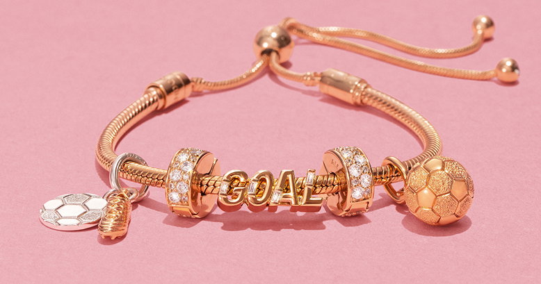 Pandora charms and bracelet