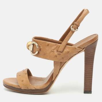 Bamboo Size 36 Beige Ostrich L