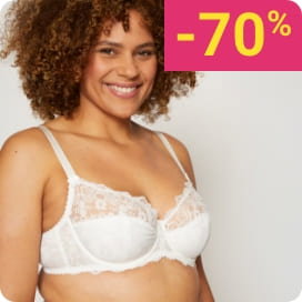 Soutien-gorge brodé avec armatures