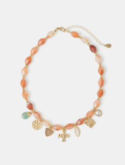 Charm Beaded Necklace