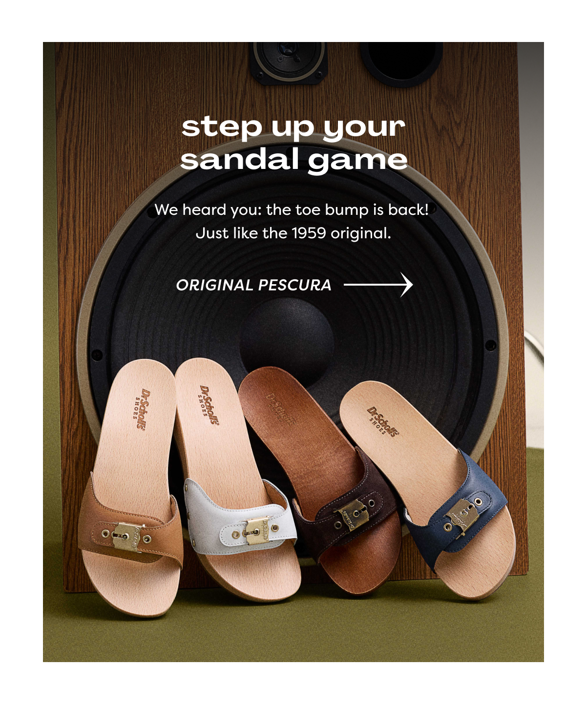 Step Up Your Sandal Game We Heard You: The Toe Bump Is Back! Just Like The 1959 Original. | Original Pescura