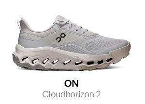 On Women's Cloudhorizon 2 Sneakers in Grey/Cream