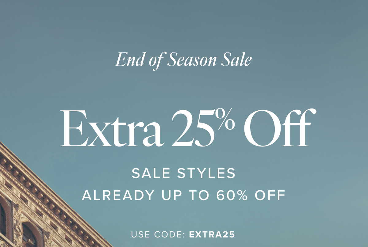 Extra 25% Off