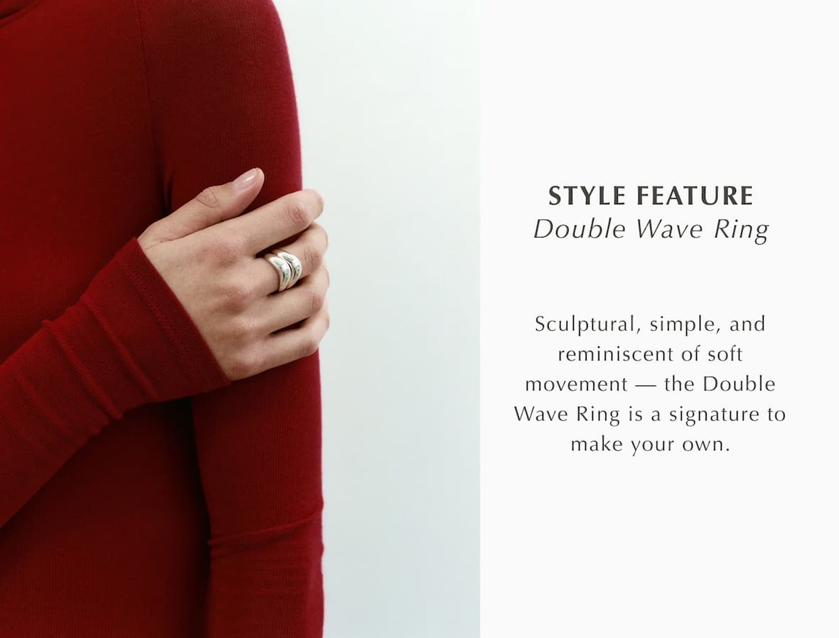 Double Wave Ring