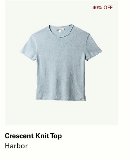 Crescent Knit Top