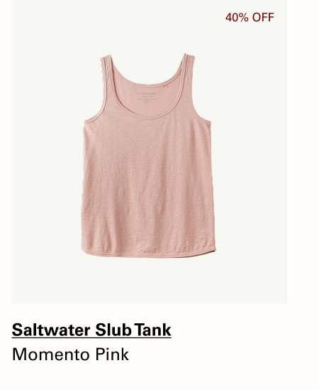 Saltwater Slub Tank