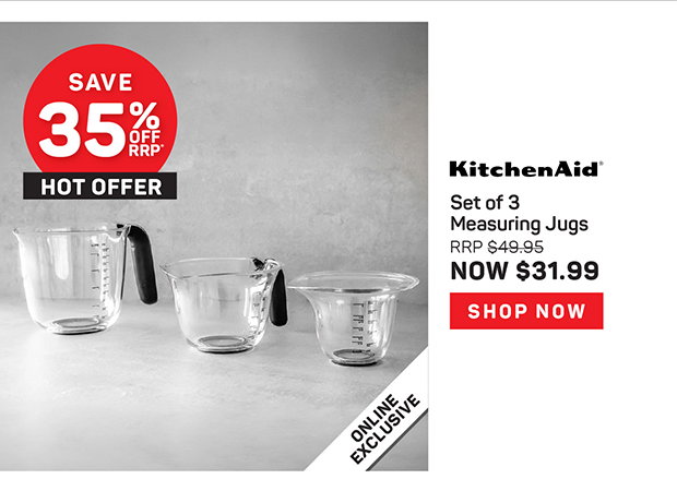 KitchenAid Set of 3 Measuring Jugs
