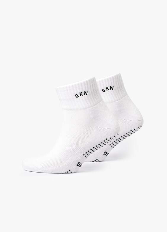 GKW Pilates Grip Sock (2PK) - White