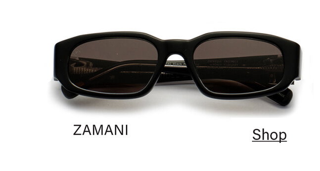 Click to experience the lightweight feel and timeless design of the Zamani frame.