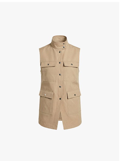 BRODY SLEEVELESS FUNNEL NECK GILET