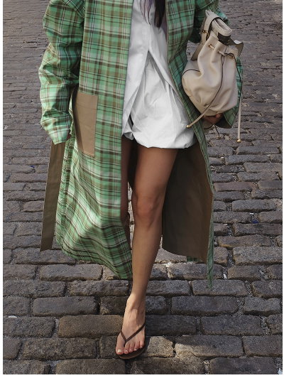 PAULO BUBBLE HEM POPLIN SHORTS 