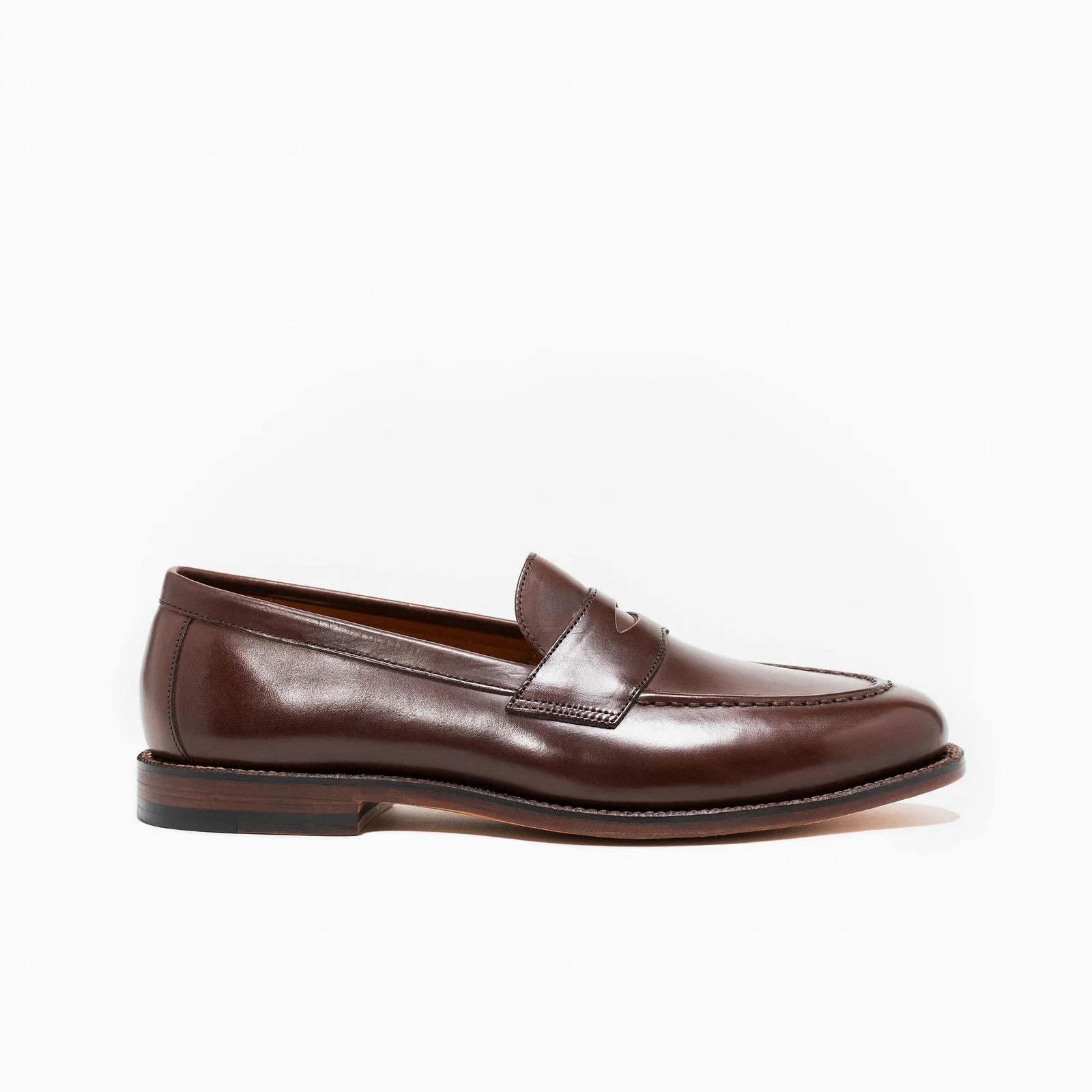 Image of Traveler Penny Tobacco Calf