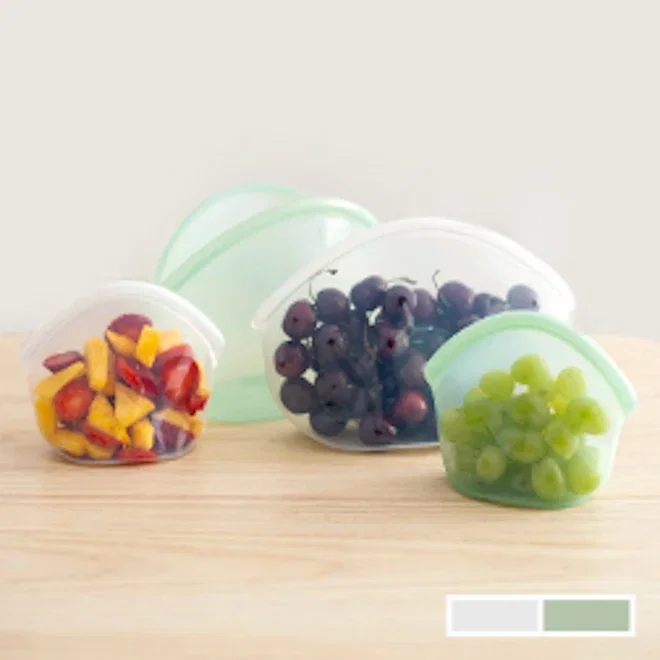 Food Huggers Reusable Silicone Hugger Bag, 900ml