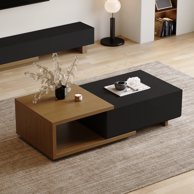 Quoint 47"-69" Extendable Coffee Table with 2 Drawers