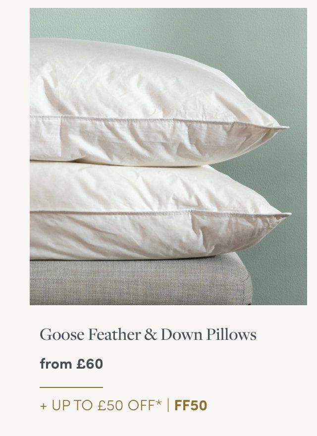 Goose Feather & Down Pillows
