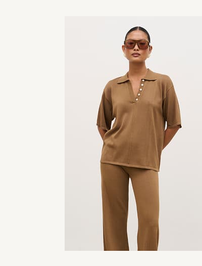 Genie Lightweight Polo Top