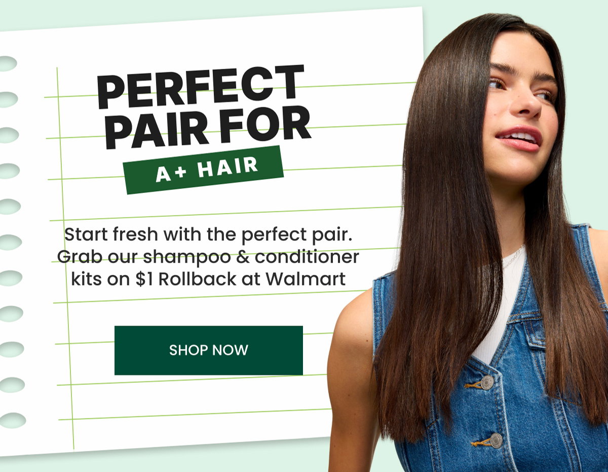 Shop Garnier haircare kits for A+ hair!
