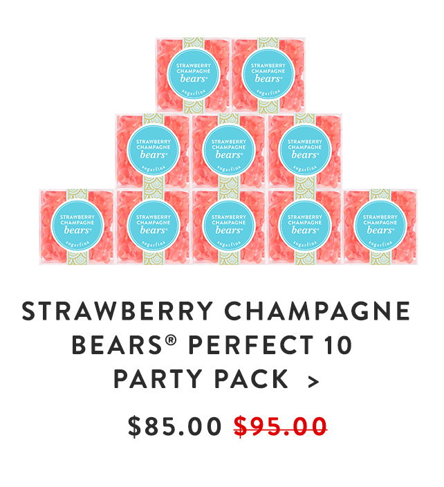 Shop Strawberry Champagne Bears® Perfect 10 Party Pack