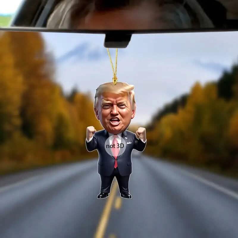 Image of Trump Acrylic Ornament Versatile Hanging Decor
