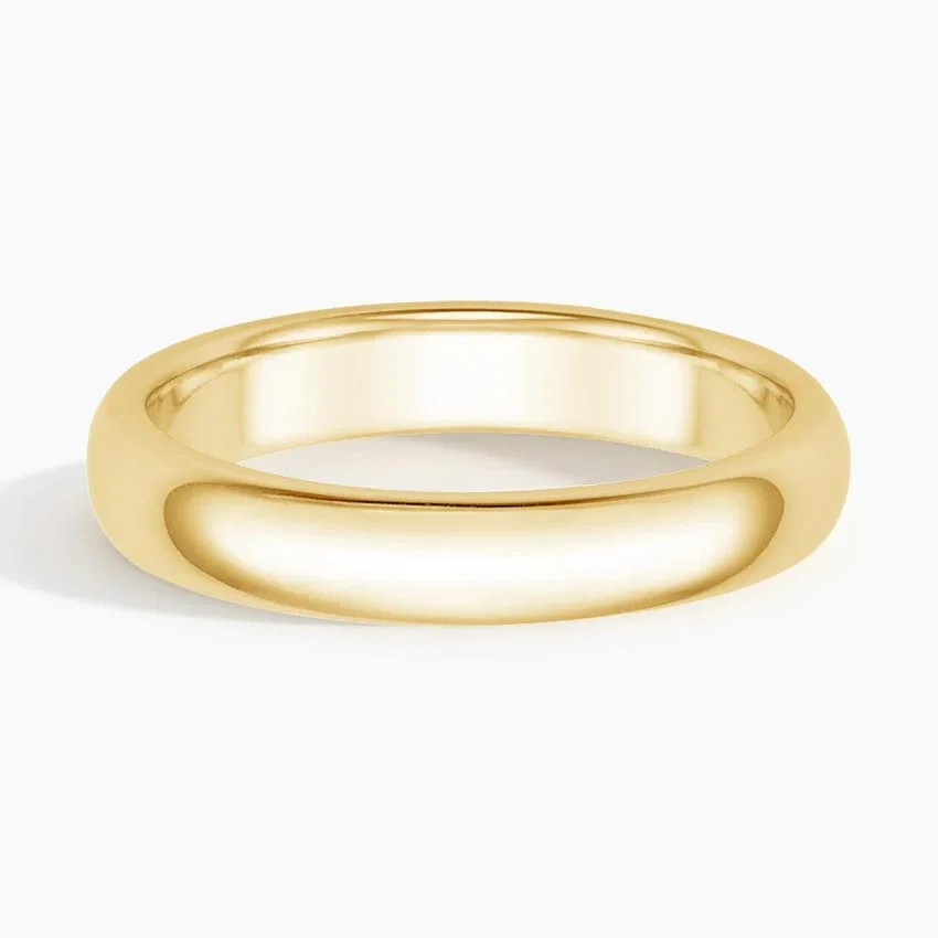 14K Yellow Gold Comfort Fit 4mm Wedding Ring