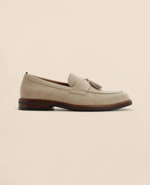 Image of Leather Tassel Loafers