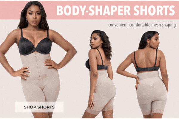 Voluptuosa Shapewear, Ultra-Firm Tummy Control Fajas Body Shaper Shorts for an Hourglass Figure