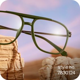 Green Aviator Glasses #7830124