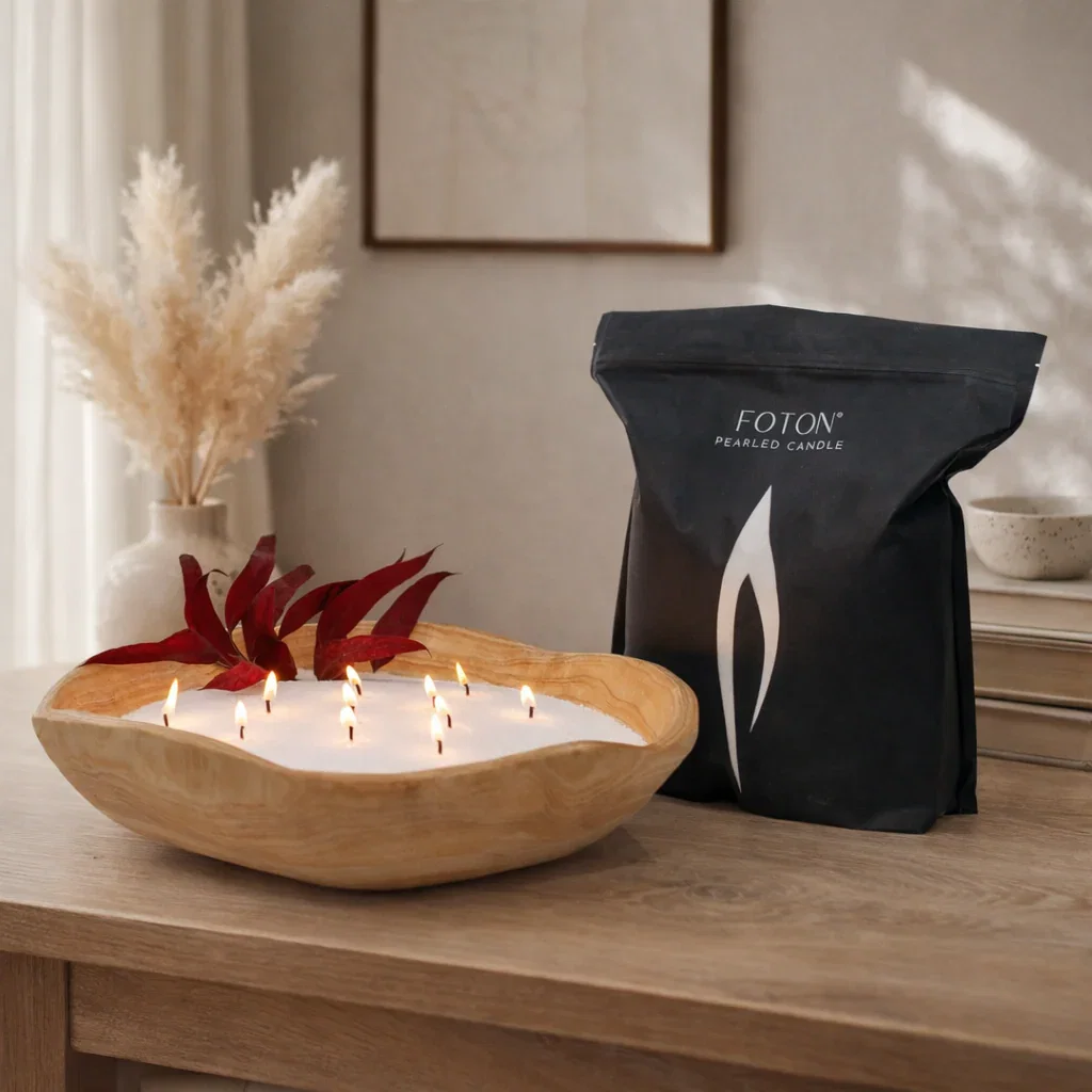 Image of Oversized Wood Gift Set - Scented White
