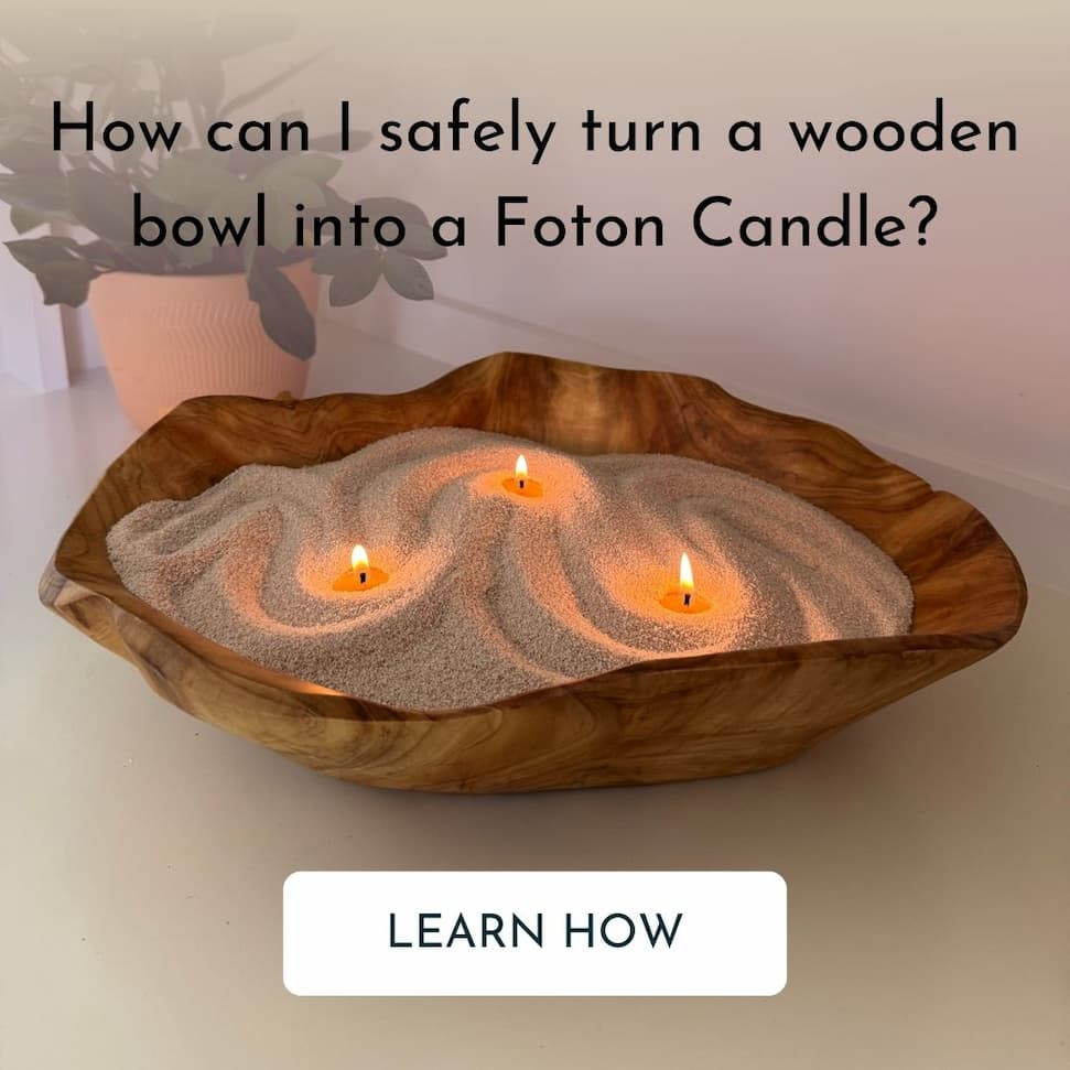 Blog: How to safely turn wooden containers into Foton Candles