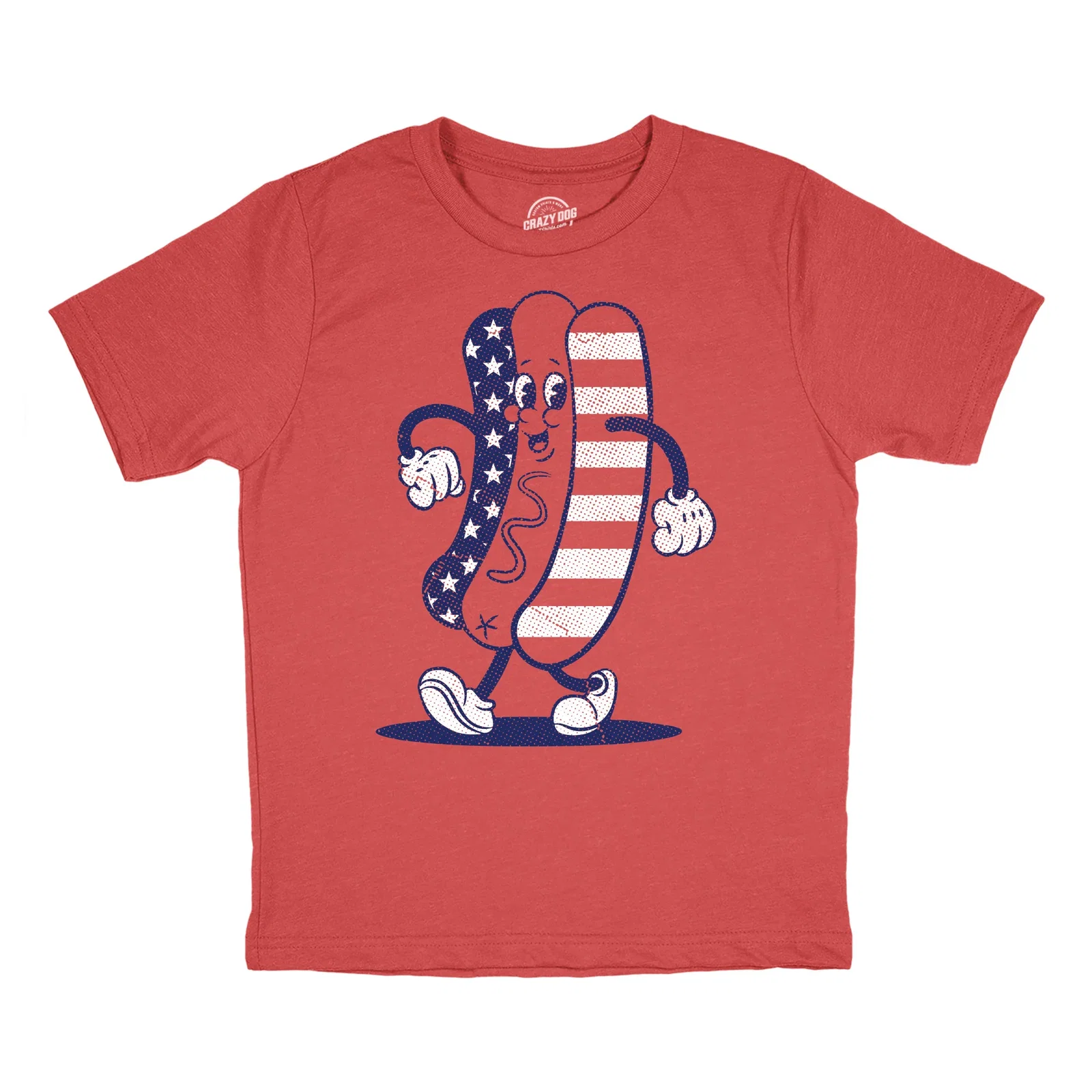 Image of Fourth Of July Hotdog Youth T Shirt