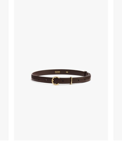 Crescent Buckle Belt Toffee