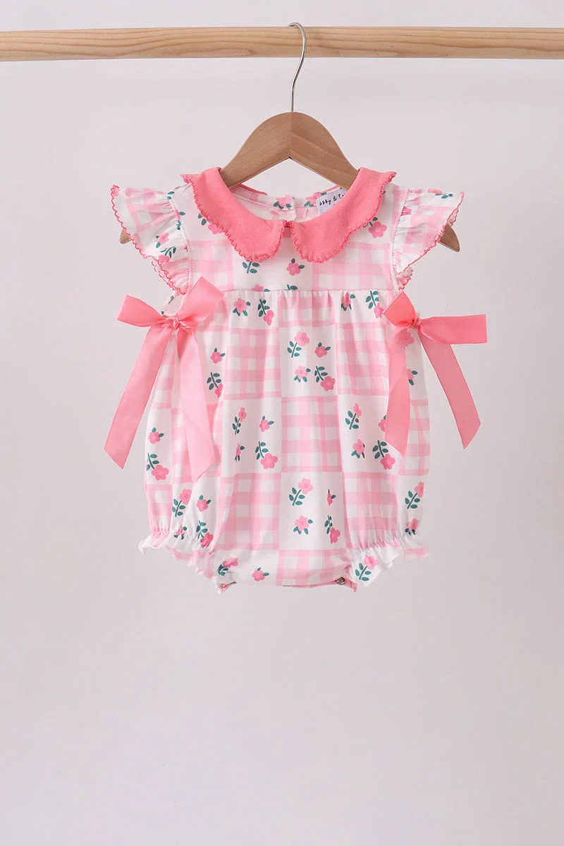 Image of Pink Floral Ruffle Bubble