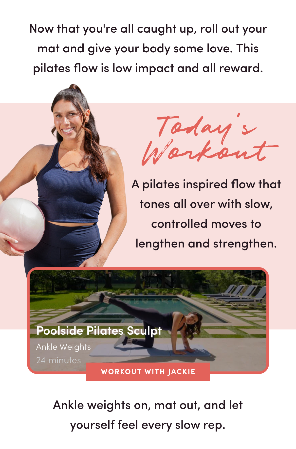 Today's Workout - Workout With Jackie