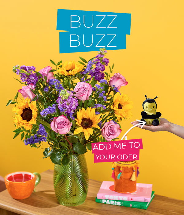 Free bee with your blooms